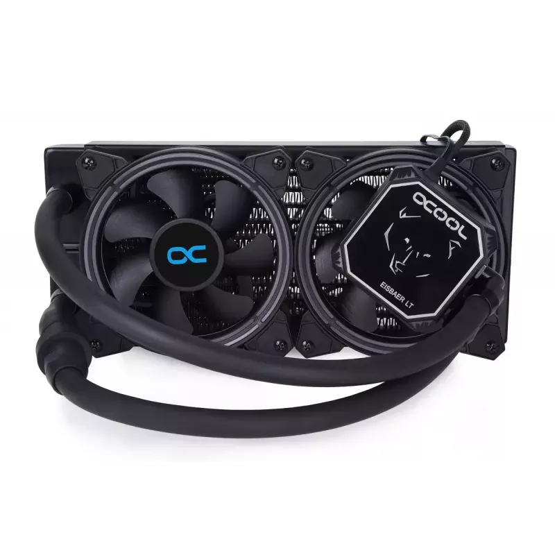 Viską viename skysčio aušintuvas Alphacool Eisbaer Aurora LT240 12 cm Juodas