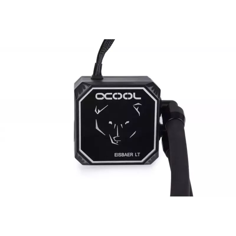 Viską viename skysčio aušintuvas Alphacool Eisbaer Aurora LT240 12 cm Juodas