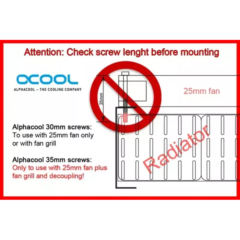 Heatsink Alphacool NexXxoS XT45