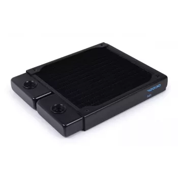 Radiatorius Alphacool 14435 žalvaris varis nerūdijantis plienas juodas 120mm