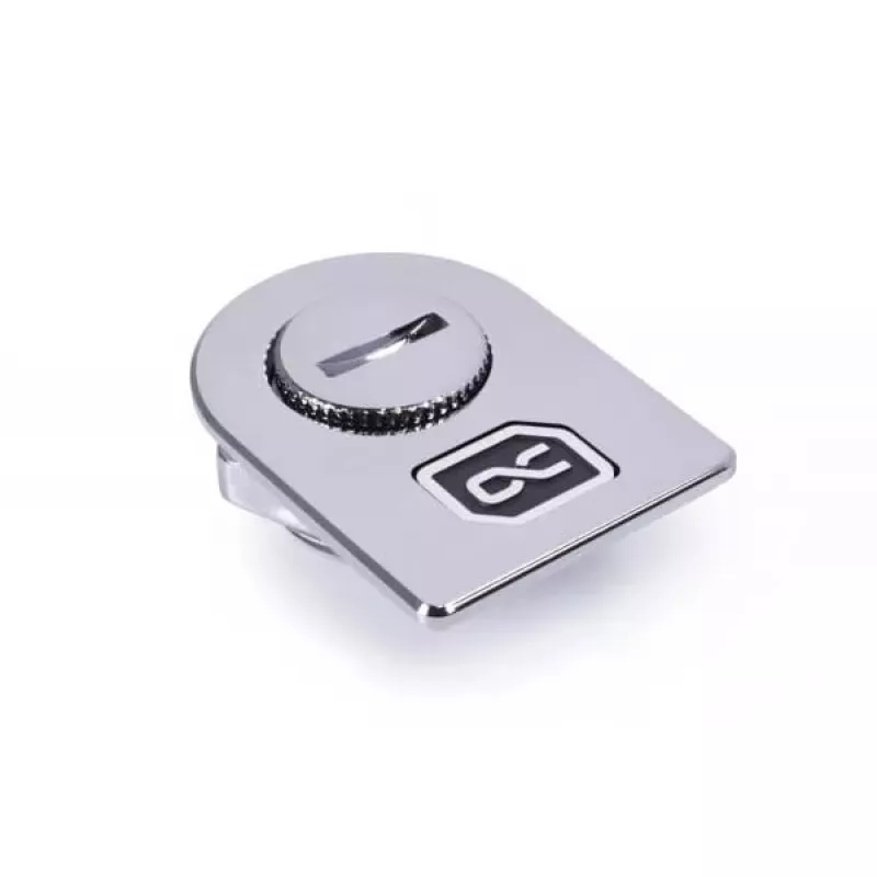 Dekoratyviniai priedai Alphacool Apex Fillport chromuotas žalvaris 30 mm 42 mm 15 mm
