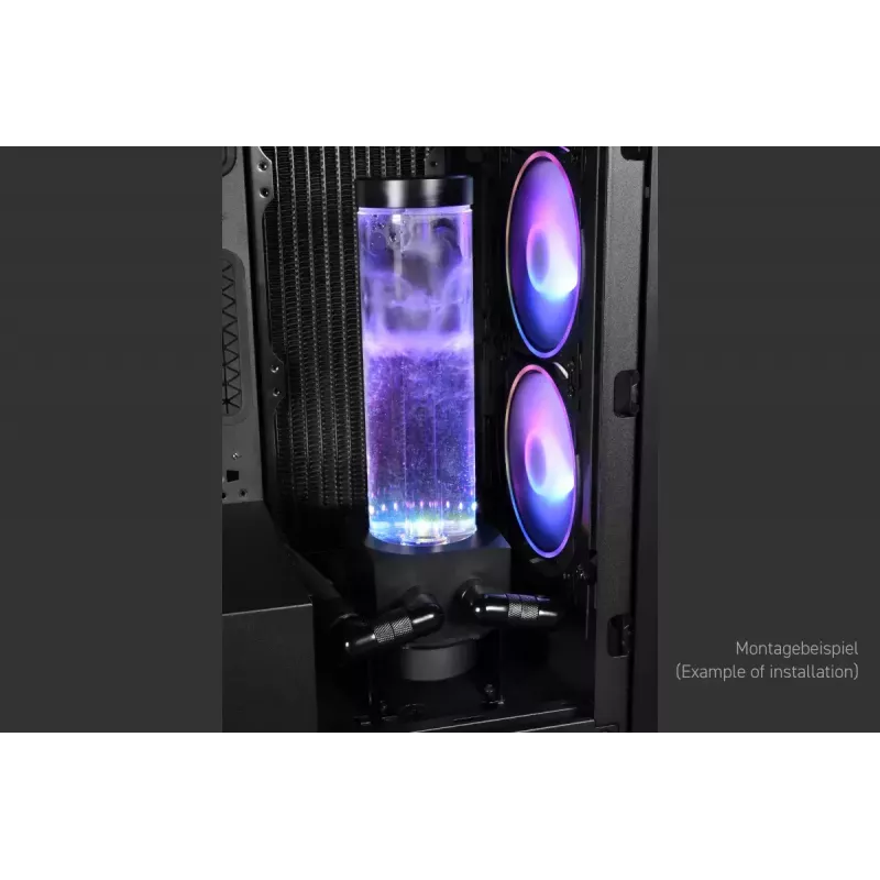 Rezervuaras Alphacool 15394 Acrylic Juoda Transparent 7.65 cm 25.1 cm
