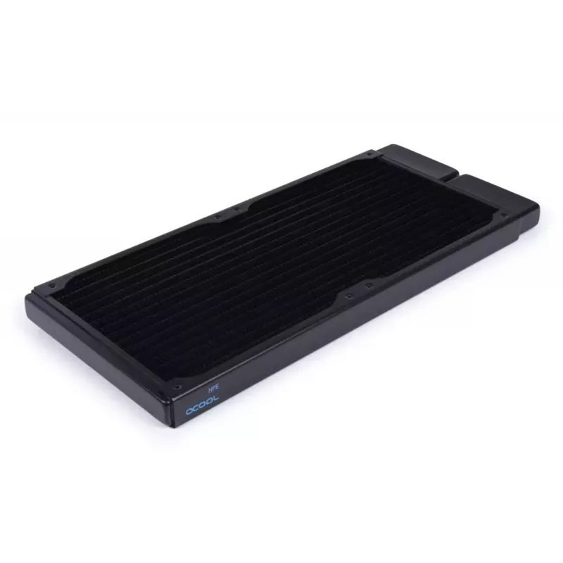 Radiatorius Alphacool 14444 žalvaris varis nerūdijantis plienas juodas 140mm 311mm 20mm