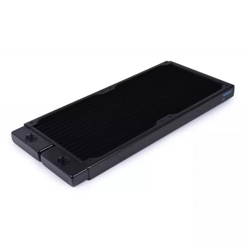 Radiatorius Alphacool 14444 žalvaris varis nerūdijantis plienas juodas 140mm 311mm 20mm