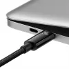 USB-C į USB-C kabelis Baseus Tungsten Gold 240W 3m