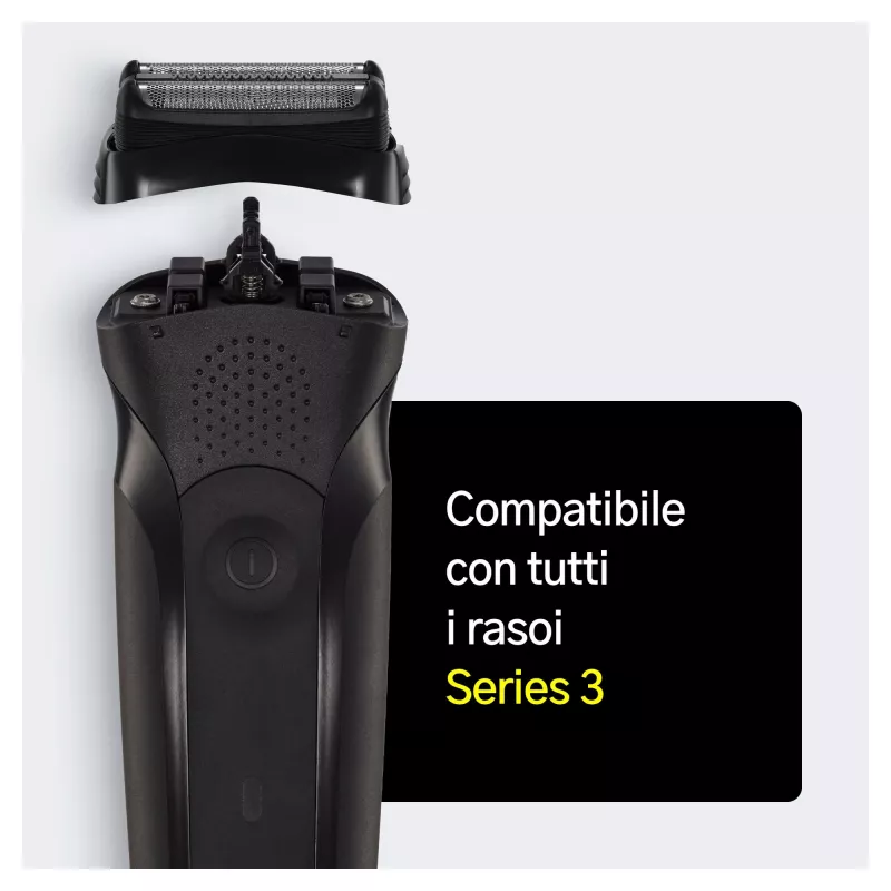 Braun Series 3 21B elektrinio skutiklio galvutės keitimo kasetė – juoda