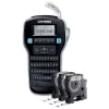DYMO LabelManager 160 etikečių gamintojo pradinis rinkinys su 3 D1 etikečių juostos ritinėliais | Rankinis etikečių spausdintuvas | QWERTY klaviatūra | Tinka biurui ar namams