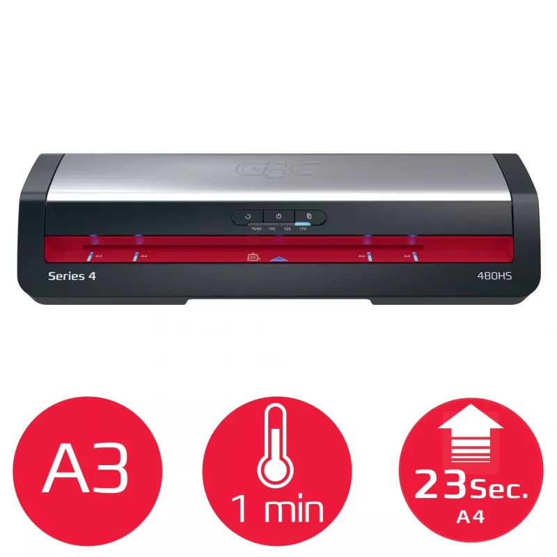 Laminatorius gbc 480HS A3 — karšto laminavimo aparatas dokumentams iki A3