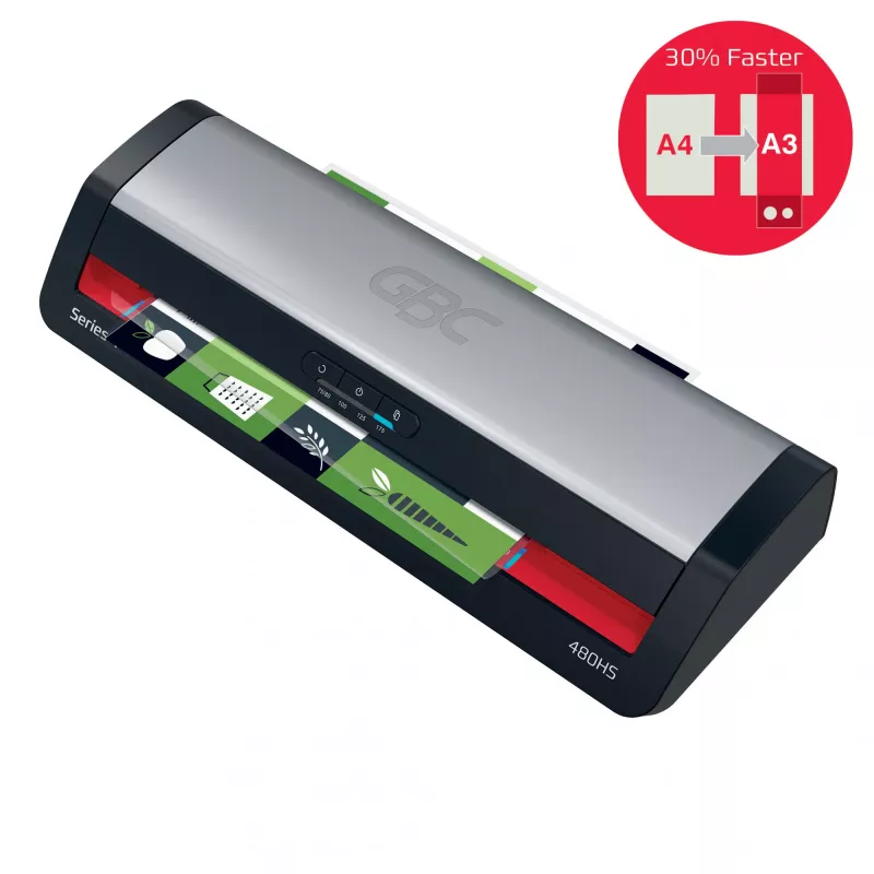 Laminatorius gbc 480HS A3 — karšto laminavimo aparatas dokumentams iki A3