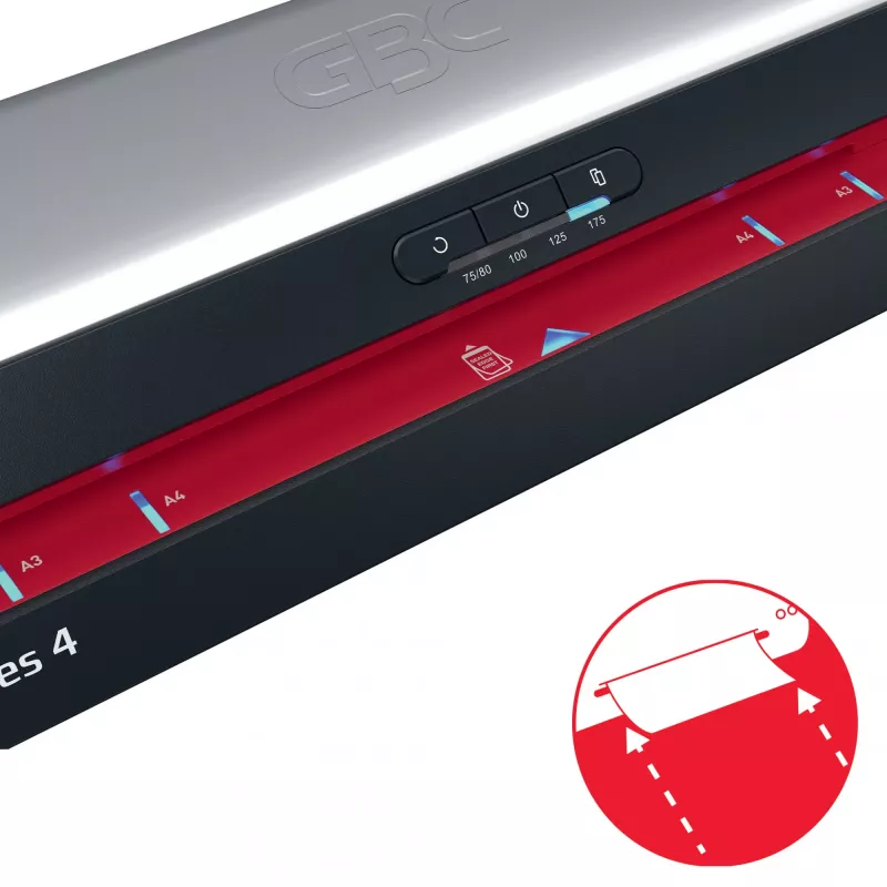 Laminatorius gbc 480HS A3 — karšto laminavimo aparatas dokumentams iki A3