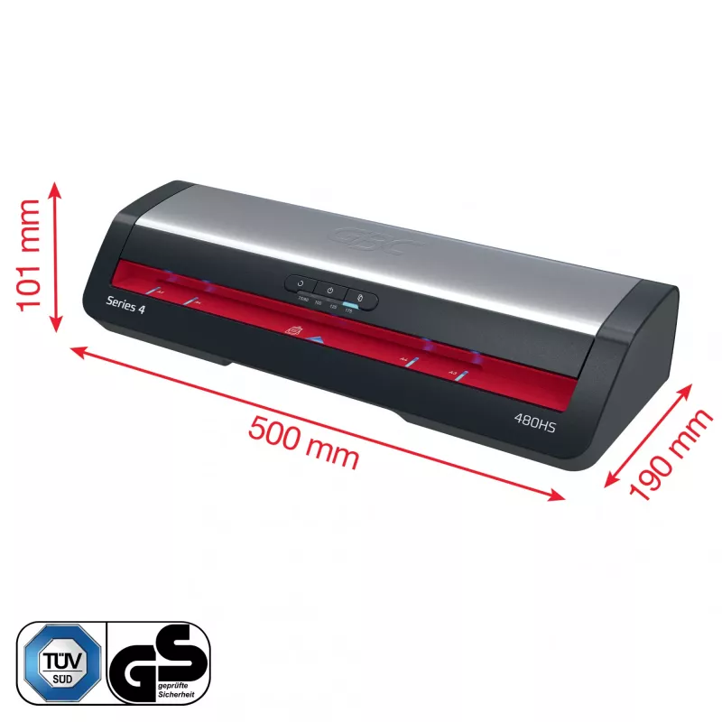 Laminatorius gbc 480HS A3 — karšto laminavimo aparatas dokumentams iki A3