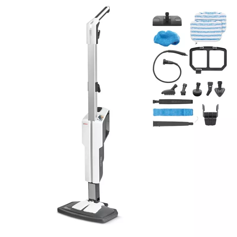Polti Vaporetto SV610_Style garų šluota 0,5 L 1500 W pilka, balta