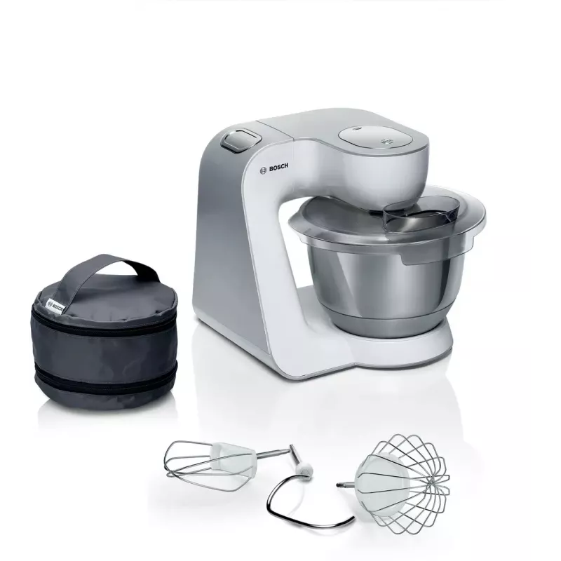 Virtuvinis kombainas Bosch Serie 4 MUM58200 — 1000 W, 3,9 L nerūdijančio plieno dubuo, baltas