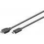Microconnect USB3.1CAMIB3.01 USB laidas USB 3.2 Gen 1 (3.1 Gen 1) 1 m USB C Micro-USB B Juoda