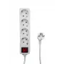 Microconnect MC-GRU0045WS maitinimo ilgintuvas 5 m 4 kintamosios srovės lizdų vidaus darbams Balta
