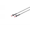 Tinklo kabelis Lanview LV-6AFTP-FLEX-ANG-10B RJ45 Cat6A 10 m juodas