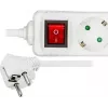 Microconnect GRU0035WS maitinimo ilgintuvas 5 m 3 kintamosios srovės lizdai Baltas