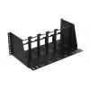 Mini PC korpusas Lanview LVR-MINIPC-BRACK-4UBL — kompaktiška metalinė lentyna, modelis LVR-MINIPC-BRACK-4UBL