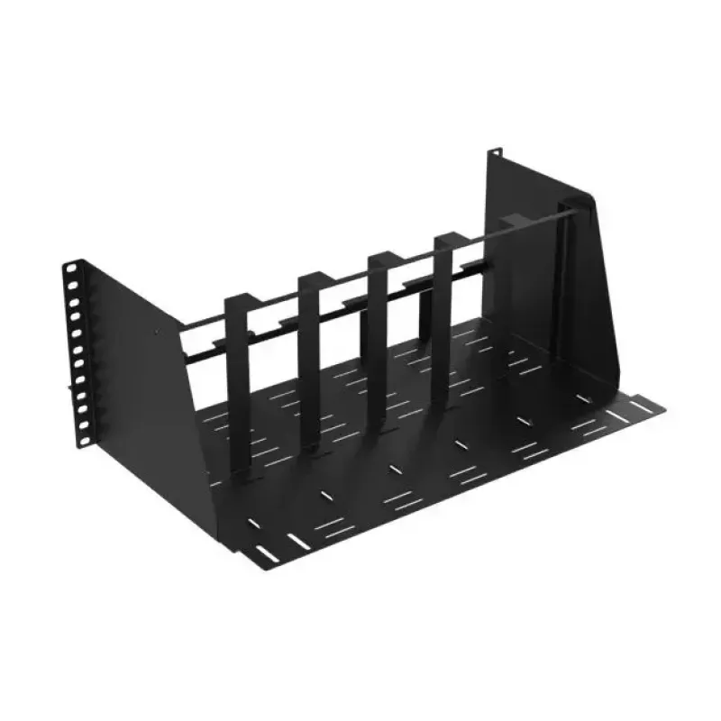 Mini PC korpusas Lanview LVR-MINIPC-BRACK-4UBL — kompaktiška metalinė lentyna, modelis LVR-MINIPC-BRACK-4UBL
