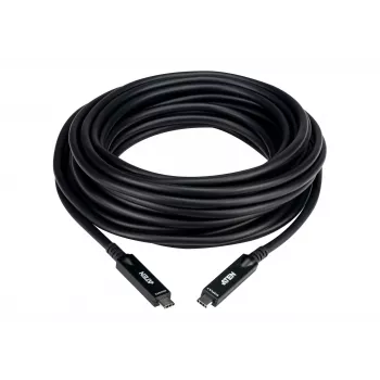 USB-C AOC kabelis ATEN UE3410F-AT, 10 m, USB-C į USB-C, 10 Gbit/s, juodas