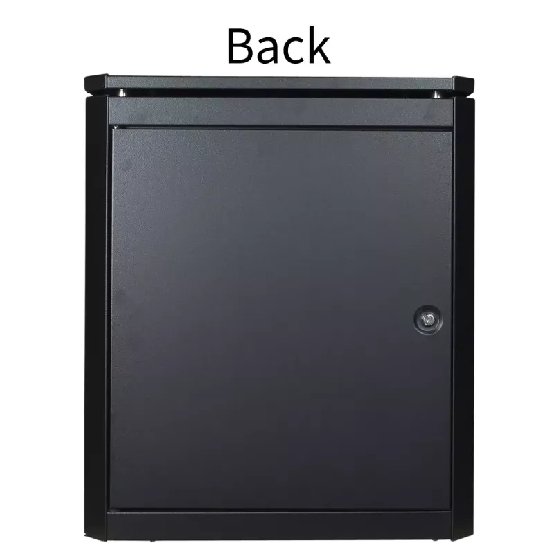 Laisvai pastatomas stovas Lanview RDL12U66BL — 12U, 600 kg, raktinis užraktas, reguliuojamos kojelės, kabelių valdymas, IP40, juodas