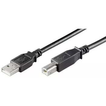 Microconnect USBAB3B-LSZH USB kabelis USB 2.0 3 m USB A USB B juodas