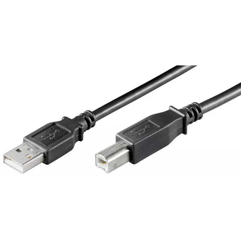 Microconnect USBAB3B-LSZH USB kabelis USB 2.0 3 m USB A USB B juodas