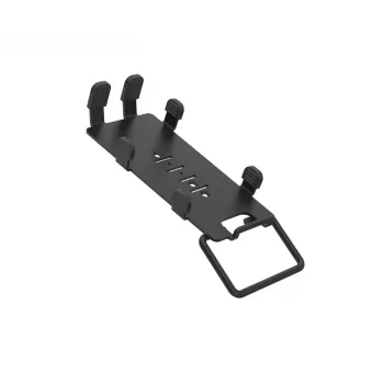 POS laikiklis Ergonomic Solutions SpacePole, skirtas Ingenico RX5000 MultiGrip (su rankena) — juodas, metalinis, P89,5×G215,9×A65 mm