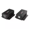 Tinklo siųstuvas-imtuvas Lindy 50m 2 prievadų USB 2.0 Cat.6 prailgintuvas