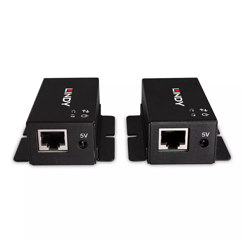 Tinklo siųstuvas-imtuvas Lindy 50m 2 prievadų USB 2.0 Cat.6 prailgintuvas