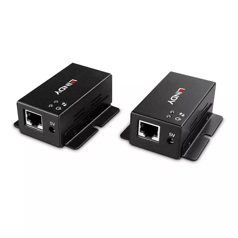 Tinklo siųstuvas-imtuvas Lindy 50m 2 prievadų USB 2.0 Cat.6 prailgintuvas