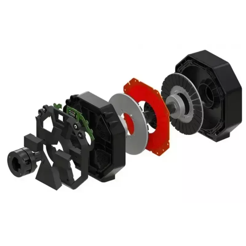 Vairas ir pedalai Thrustmaster T598X Juoda Red USB laidinis Analoginis / Skaitmeninis PC PlayStation 4 PlayStation 5 Metalinis korpusas