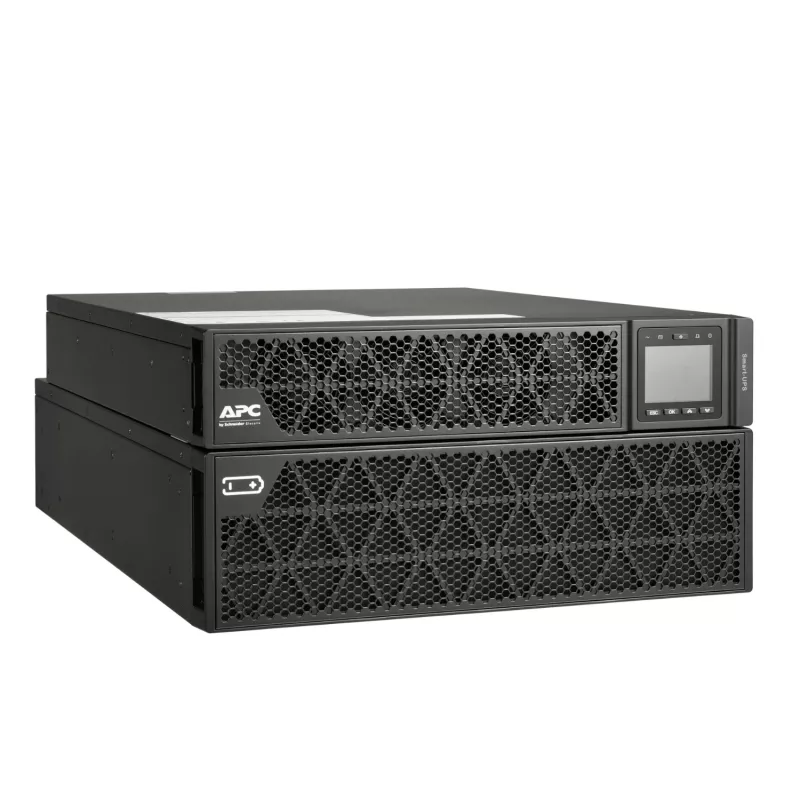 APC Smart-UPS On-Line, 10kVA/10kW, Rack/Tower, 230V, 2x IEC C13+1x IEC C19+Hard wire 3-wire (H+N+E) outlets, Network Card, W/O rail kit