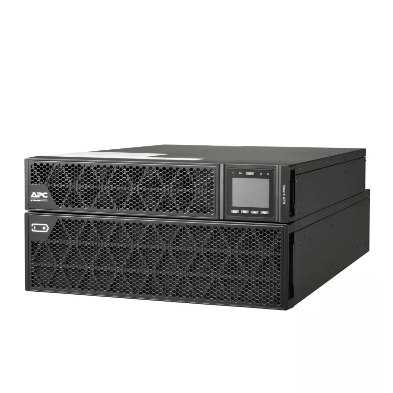 APC Smart-UPS On-Line, 10kVA/10kW, Rack/Tower, 230V, 2x IEC C13+1x IEC C19+Hard wire 3-wire (H+N+E) outlets, Network Card, W/O rail kit