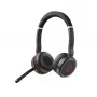 Ausinės „Jabra Evolve 75 SE MS“ stereo, laidinės ir belaidės, Bluetooth, 30 m veikimo nuotolis