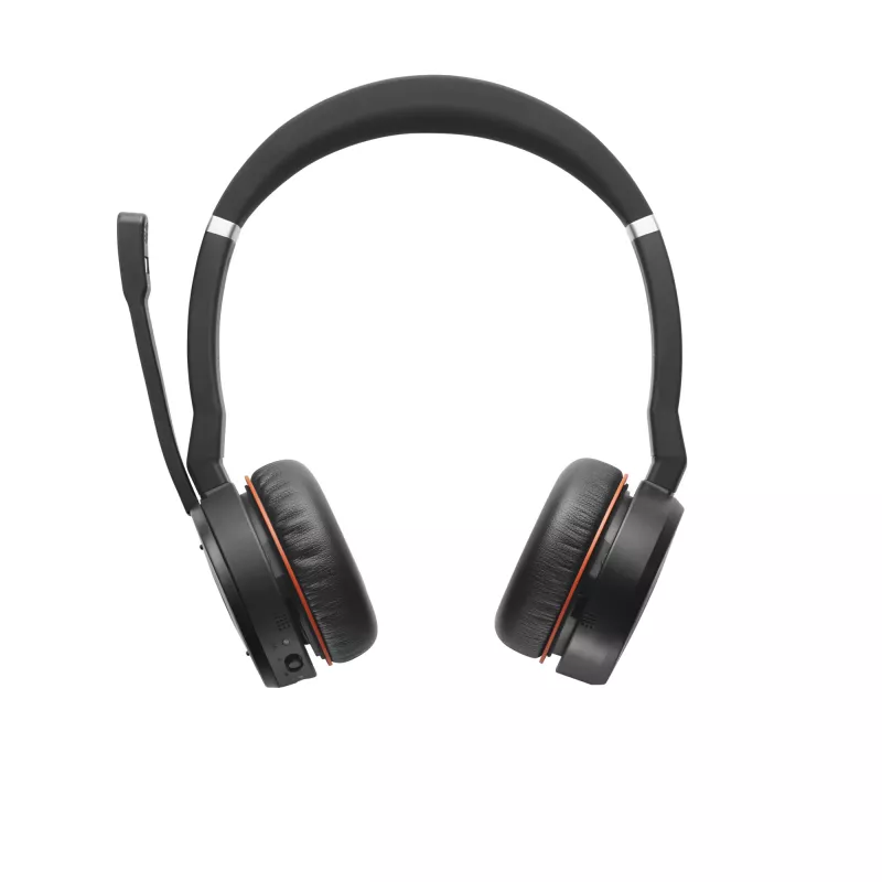 Ausinės „Jabra Evolve 75 SE MS“ stereo, laidinės ir belaidės, Bluetooth, 30 m veikimo nuotolis