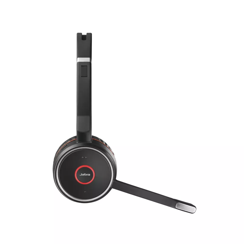 Ausinės „Jabra Evolve 75 SE MS“ stereo, laidinės ir belaidės, Bluetooth, 30 m veikimo nuotolis