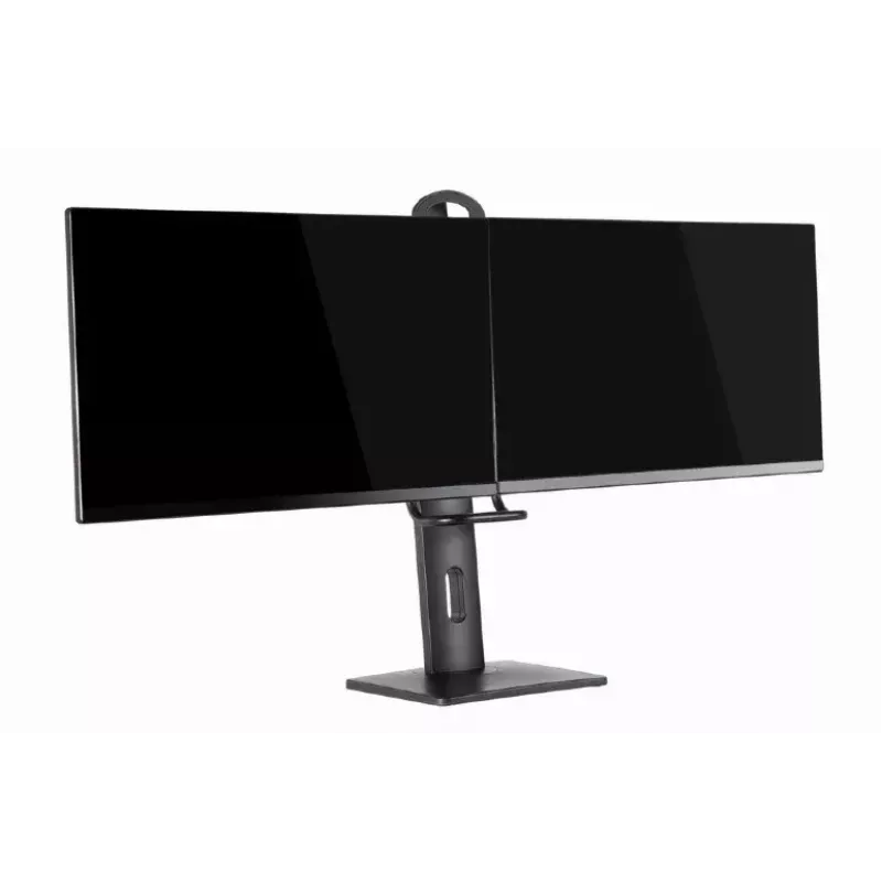 Monitoriaus laikiklis Gembird MS-D2-01 27 col. juodas laisvai stovintis