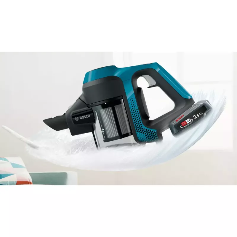 Bosch Serie 6 BBS611BSC belaidis dulkių siurblys / elektrinė šluota 2-in-1 belaidis siurblys Baterija Sausas Be maišelio Juoda 2,5 Ah