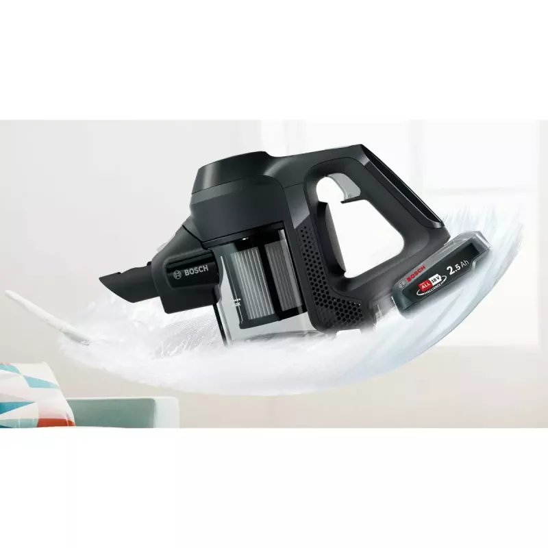 Bosch Serie 6 BBS611BSC belaidis dulkių siurblys / elektrinė šluota 2-in-1 belaidis siurblys Baterija Sausas Be maišelio Juoda 2,5 Ah