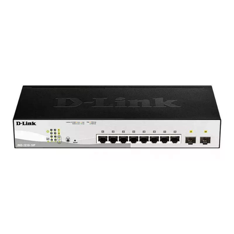 Valdomas L2 Gigabit Ethernet jungiklis D-Link DGS-1210-10P