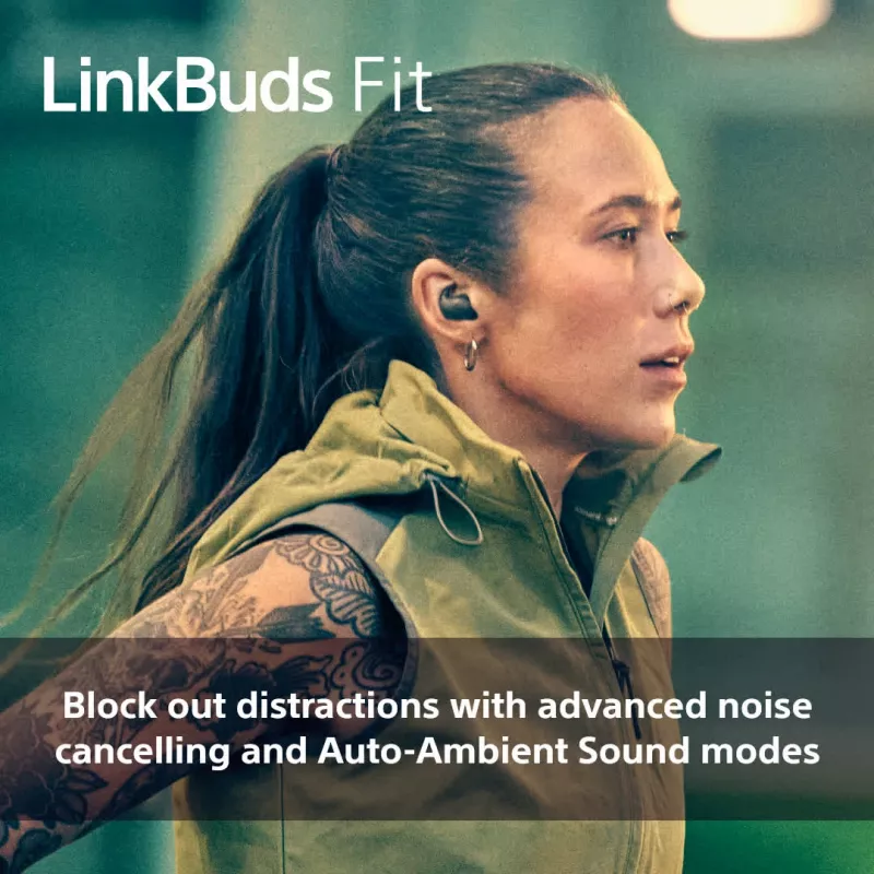 Sony LinkBuds Fit WFLS910NG ausinės / laisvų rankų įranga Belaidės Į ausis Muzikai / kasdienai Žalios