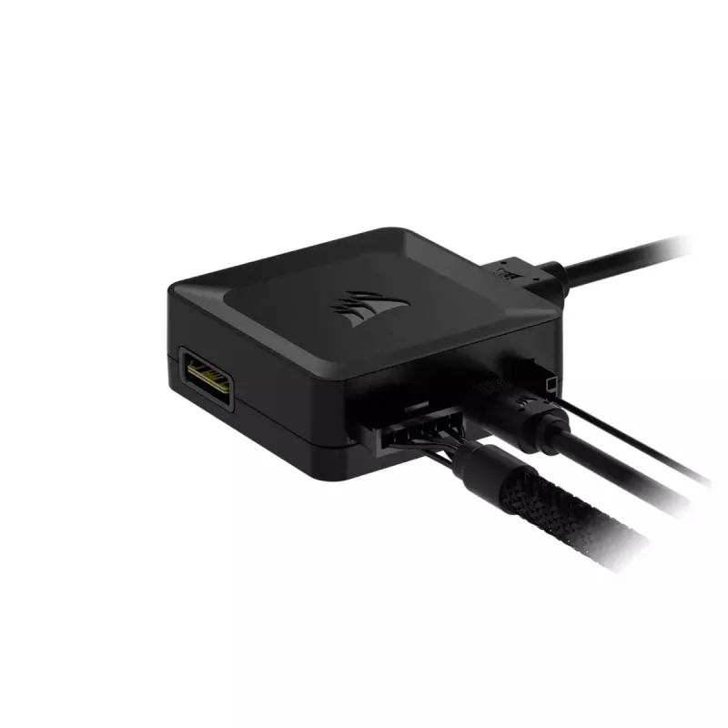 Ventiliatoriaus valdiklis Corsair iCUE LINK System Hub juodas 1 vnt.