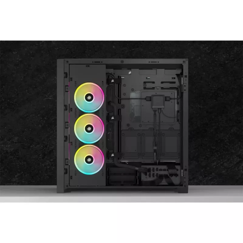 Ventiliatoriaus valdiklis Corsair iCUE LINK System Hub juodas 1 vnt.
