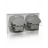 ICY BOX IB-MPS4200W-PD kištukinis lizdas F tipo + USB A + USB C baltas