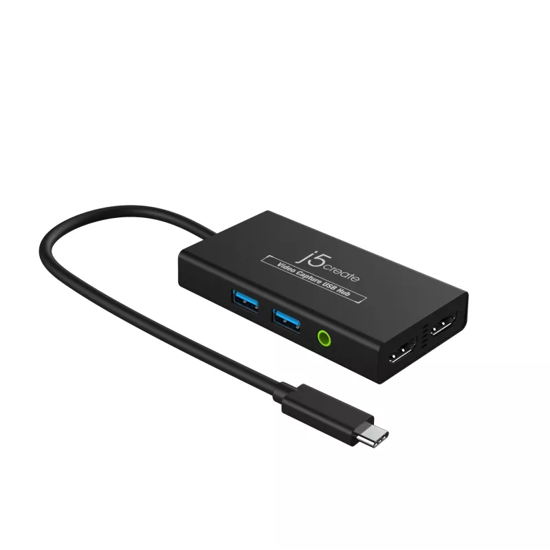 Vaizdo fiksavimo USB šakotuvas j5create JVA01-N 1920x1080 30 Hz juodas