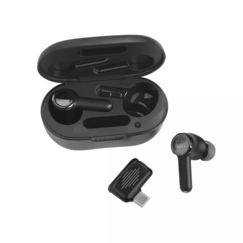 JBL QUANTUM Ausinės True Wireless Stereo (TWS) Į ausį Žaidimams Bluetooth Juodos