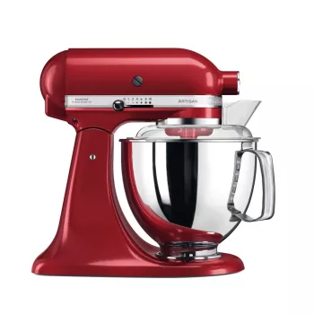 Virtuvinis kombainas KitchenAid Artisan 5KSM175PS — 300 W, 4,8 l nerūdijančio plieno dubuo, raudonas