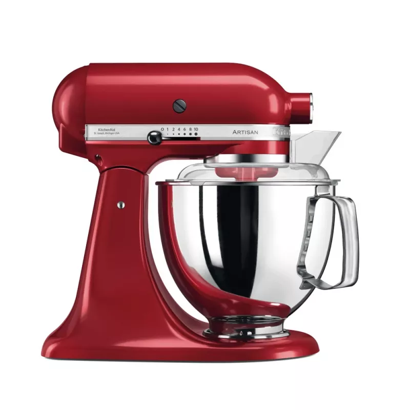 Virtuvinis kombainas KitchenAid Artisan 5KSM175PS — 300 W, 4,8 l nerūdijančio plieno dubuo, raudonas