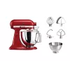 Virtuvinis kombainas KitchenAid Artisan 5KSM175PS — 300 W, 4,8 l nerūdijančio plieno dubuo, raudonas